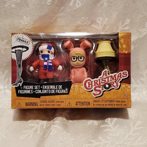 2025 Raising Canes Christmas Story Fra Gee Lay Cane Ralphie Plush w/Mini Figures - Picture 3 of 6